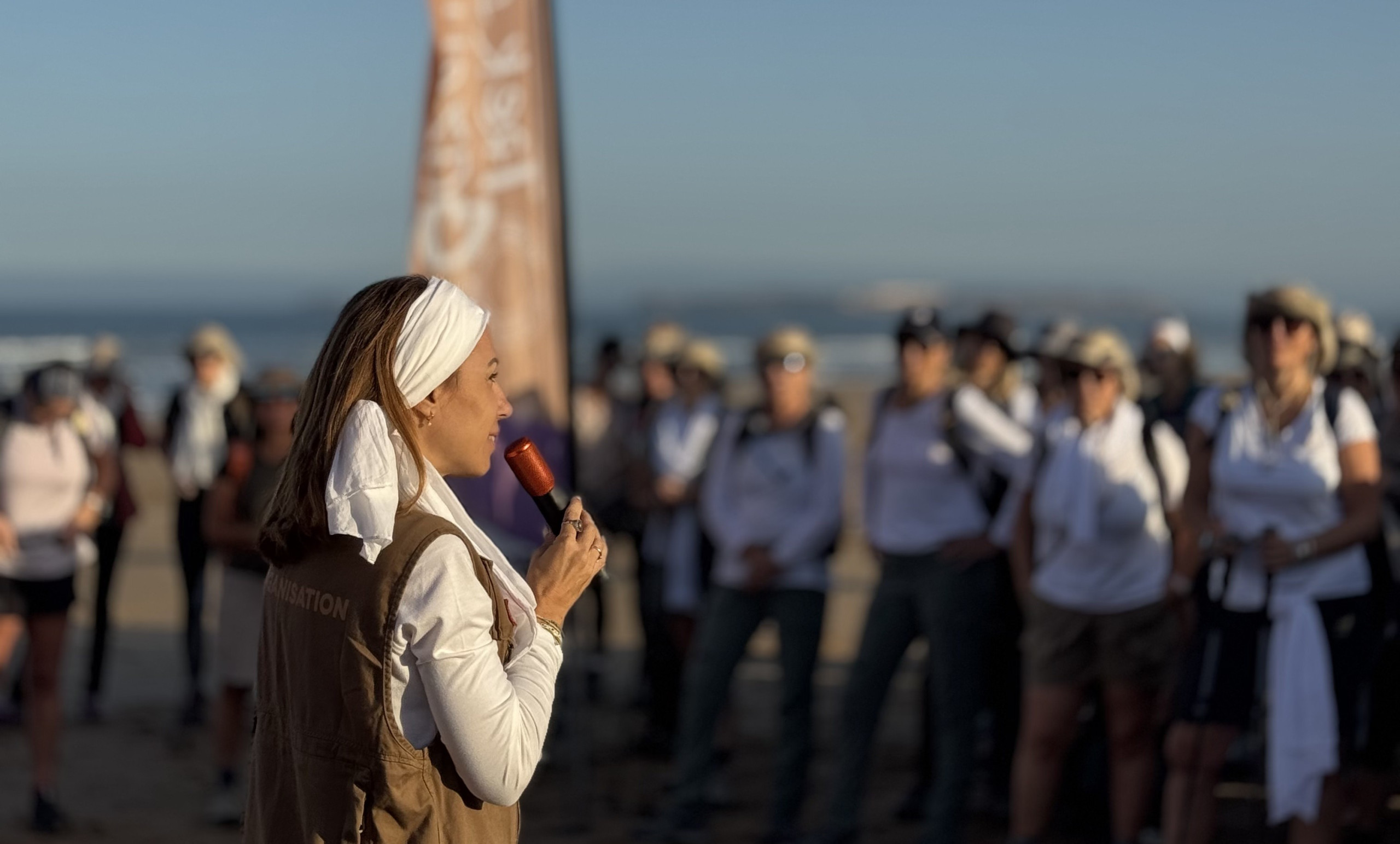 Portrait de Mélanie du Trek des Gazelles